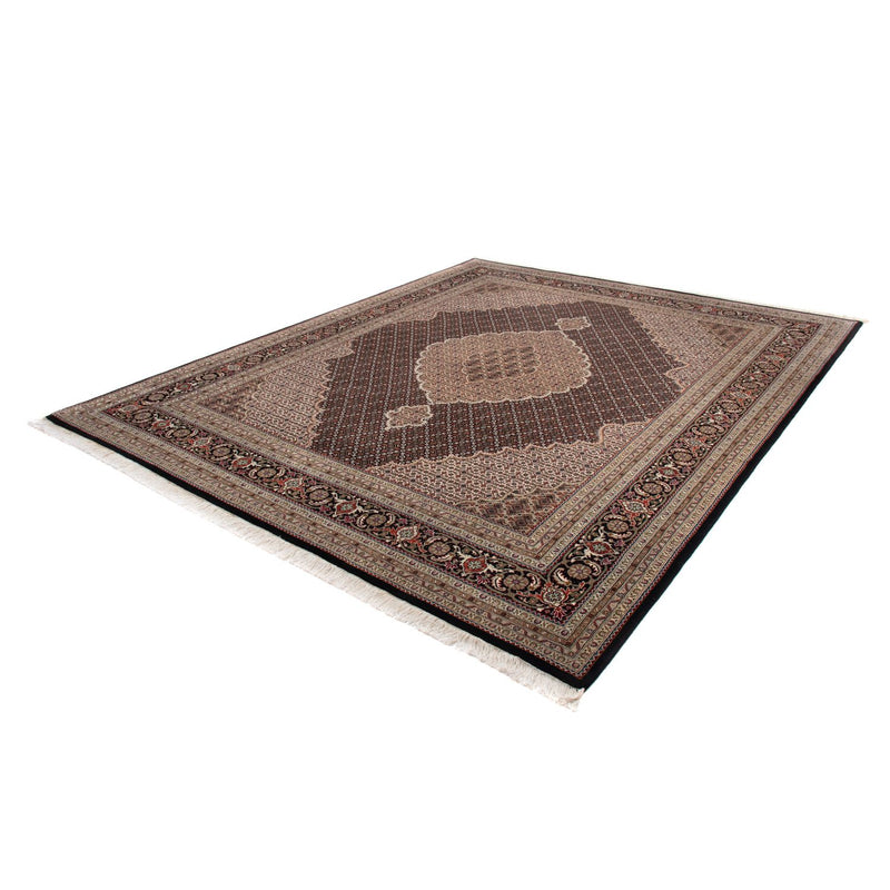 Tapis persan - Tabriz - 299 x 240 cm - bleu foncé