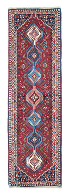 Tapis de couloir Tapis persan - Nomadic - 194 x 60 cm - rouge foncé