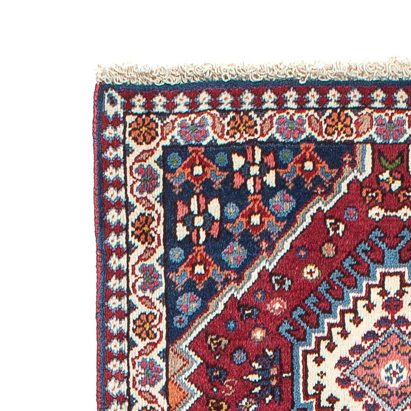 Tapis de couloir Tapis persan - Nomadic - 194 x 60 cm - rouge foncé
