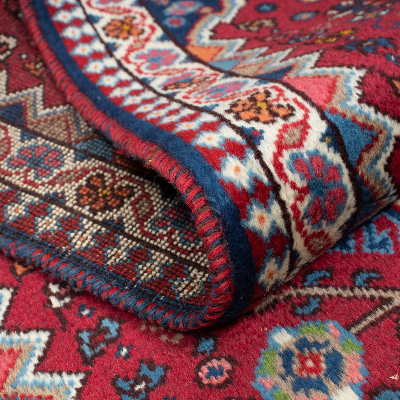 Tapis de couloir Tapis persan - Nomadic - 194 x 60 cm - rouge foncé