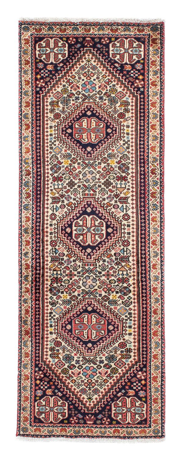 Tapis de couloir Tapis persan - Nomadic - 198 x 68 cm - beige