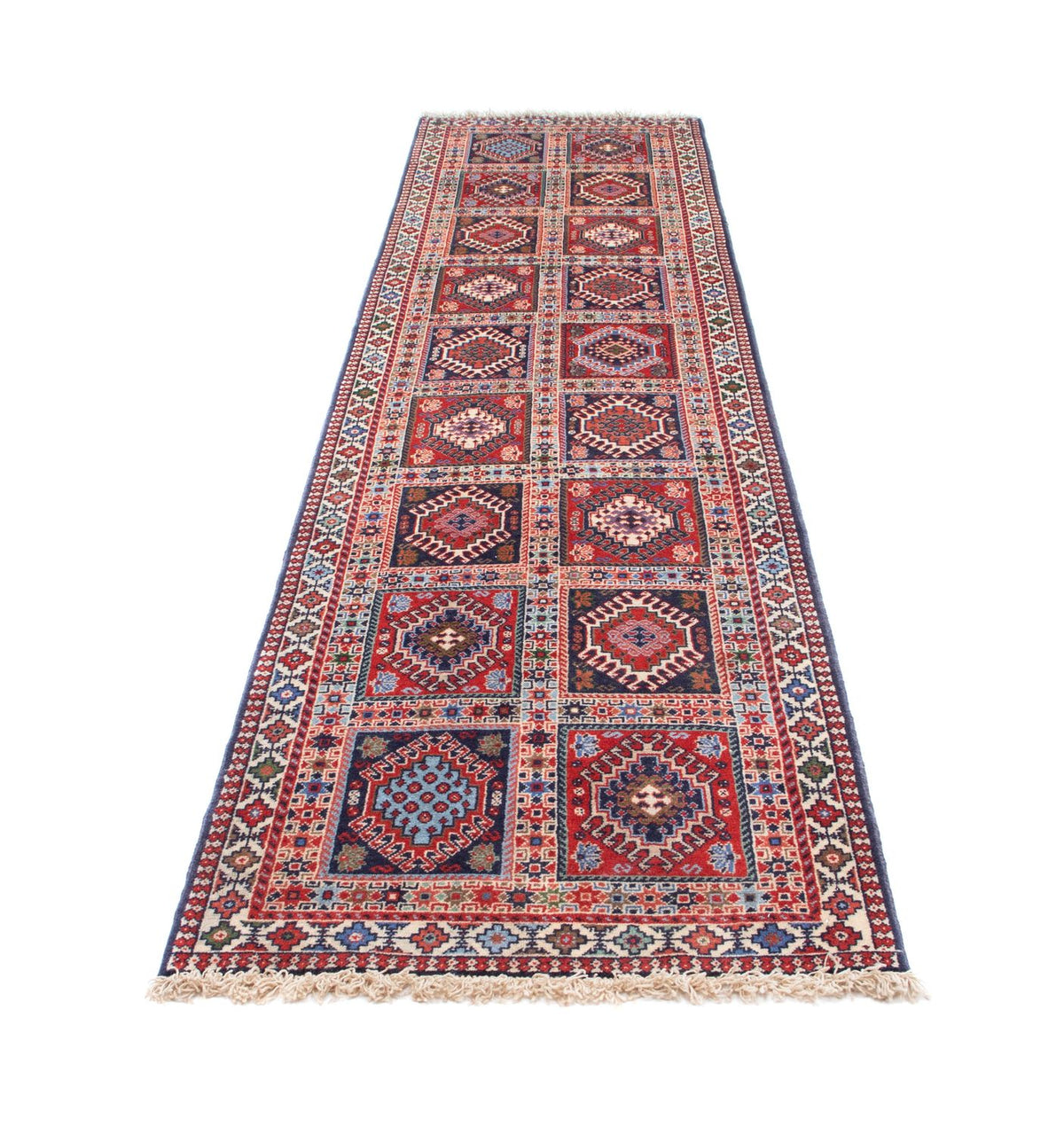 Tapis de couloir Tapis persan - Nomadic - 304 x 73 cm - multicolore
