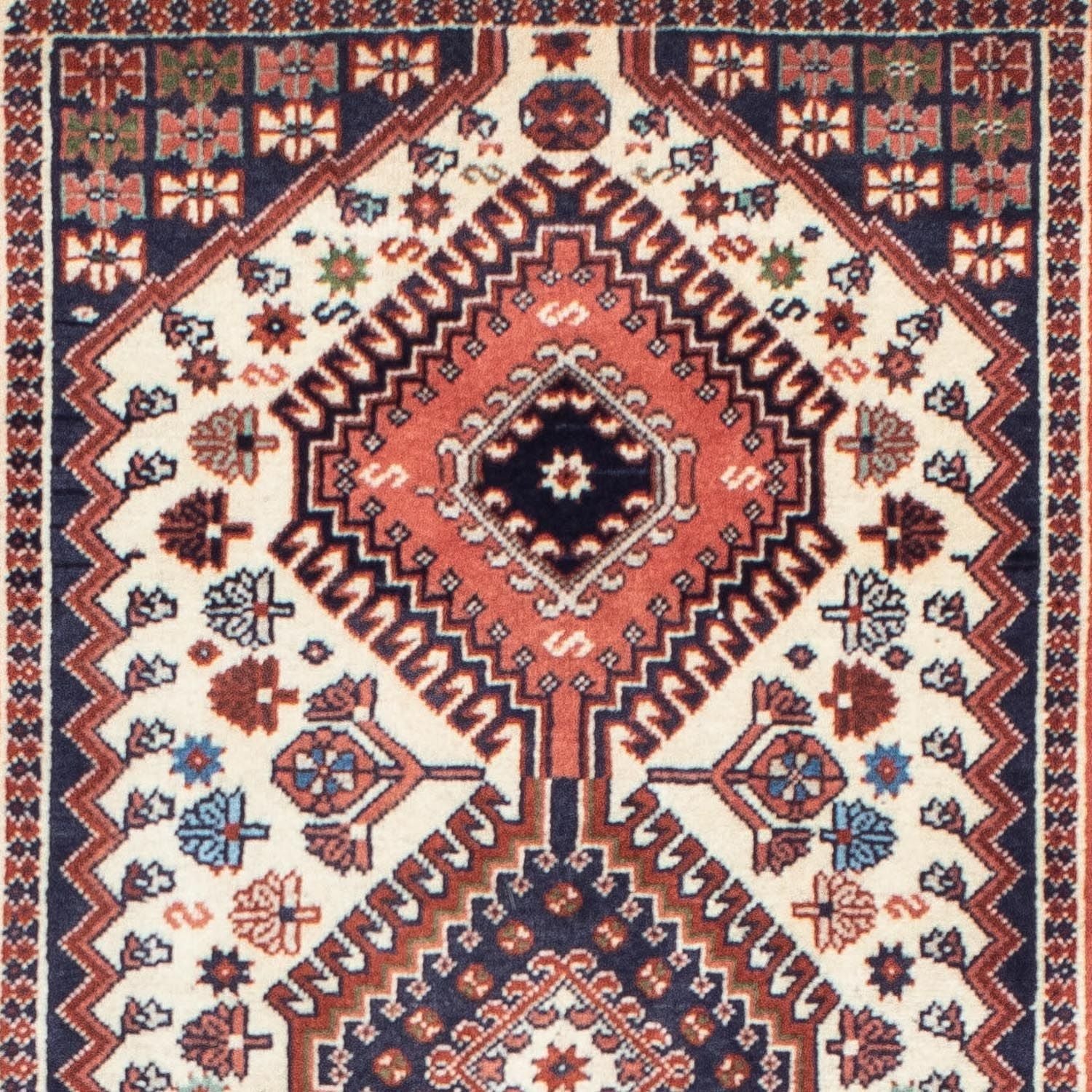 Tapis de couloir Tapis persan - Nomadic - 207 x 81 cm - beige