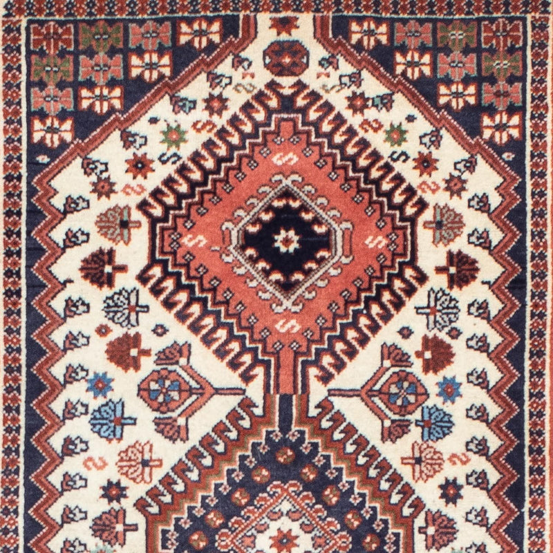 Tapis de couloir Tapis persan - Nomadic - 207 x 81 cm - beige
