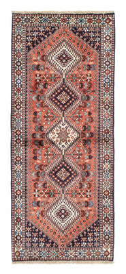 Tapis de couloir Tapis persan - Nomadic - 199 x 80 cm - rouge clair