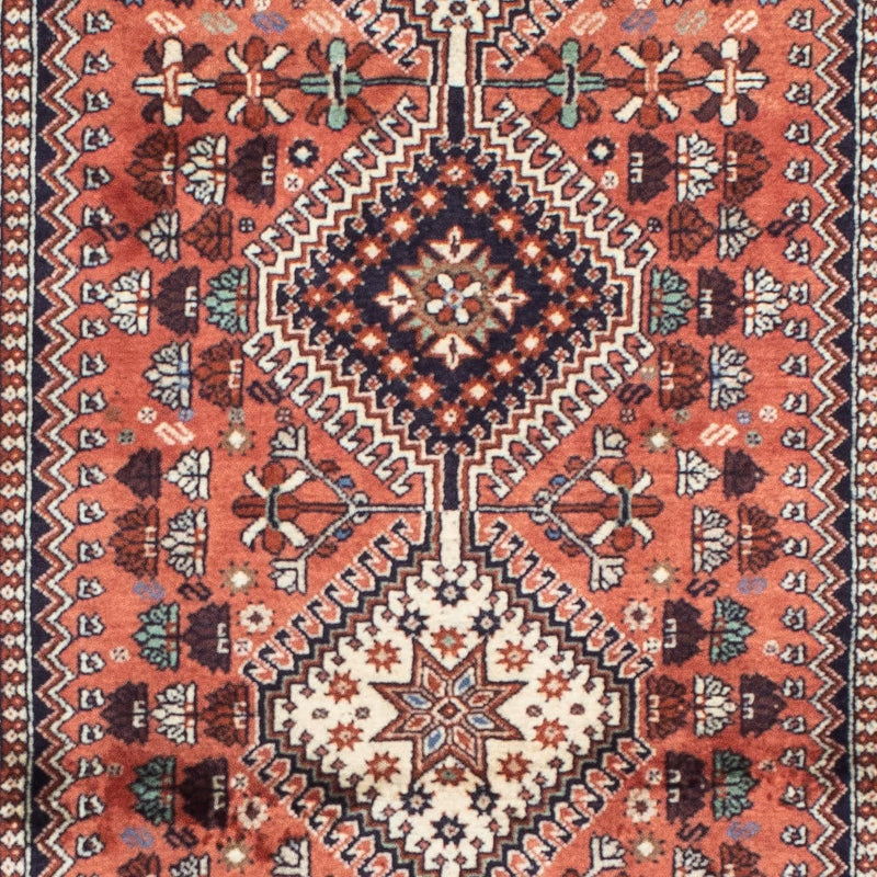 Tapis de couloir Tapis persan - Nomadic - 199 x 80 cm - rouge clair