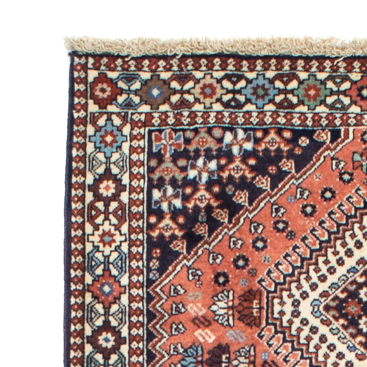 Tapis de couloir Tapis persan - Nomadic - 199 x 80 cm - rouge clair