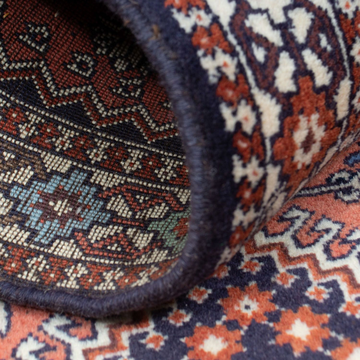 Tapis de couloir Tapis persan - Nomadic - 199 x 80 cm - rouge clair