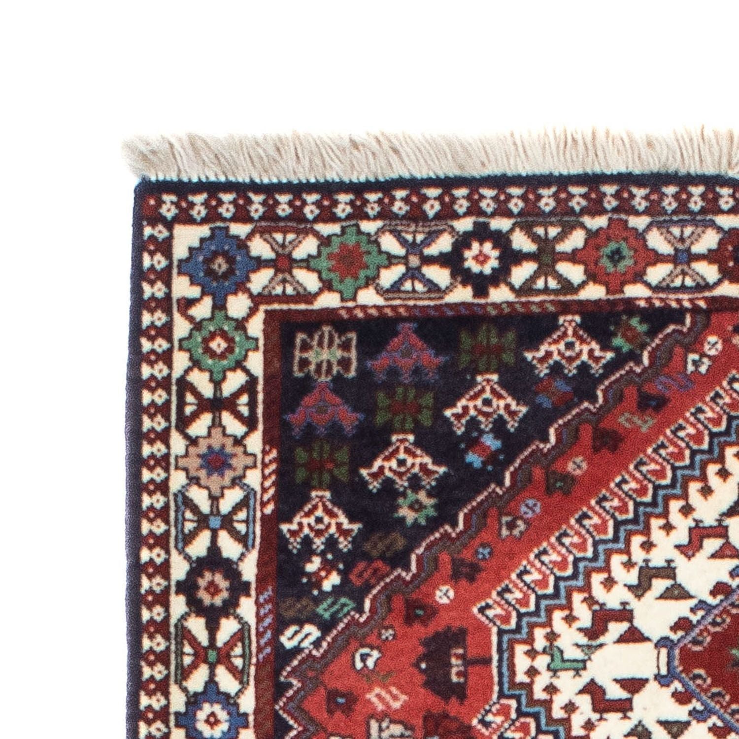 Tapis de couloir Tapis persan - Nomadic - 217 x 83 cm - rouge