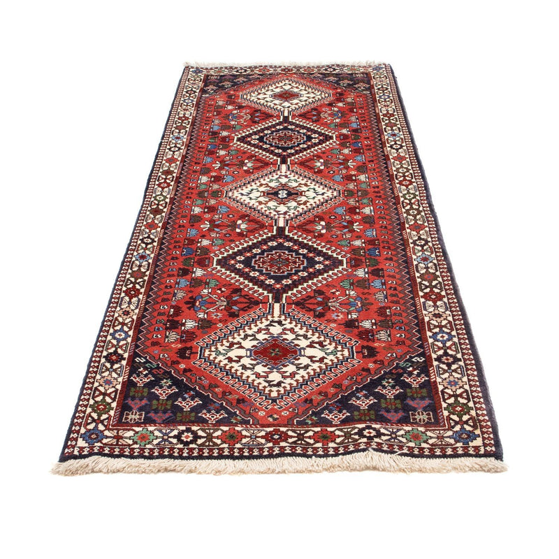 Tapis de couloir Tapis persan - Nomadic - 217 x 83 cm - rouge