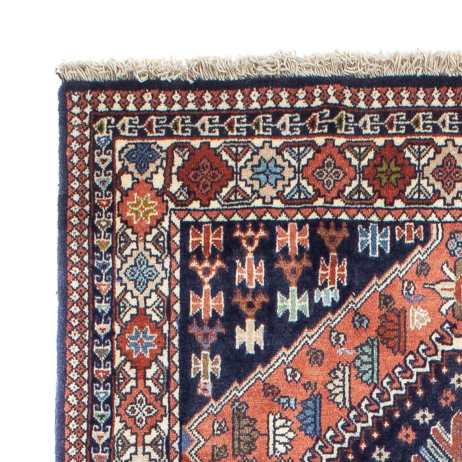 Tapis persan - Nomadic - 160 x 100 cm - bleu foncé