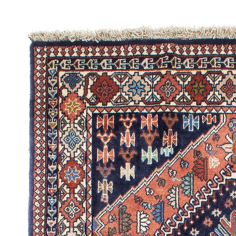 Tapis persan - Nomadic - 160 x 100 cm - bleu foncé