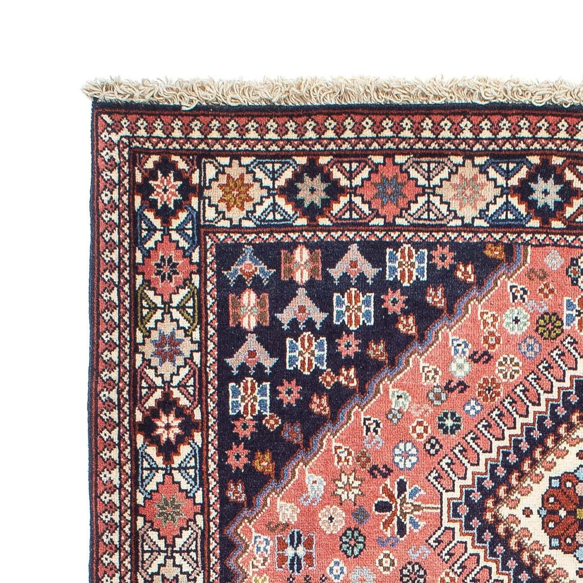 Tapis persan - Nomadic - 155 x 103 cm - bleu foncé