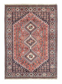 Tapis persan - Nomadic - 151 x 101 cm - bleu foncé