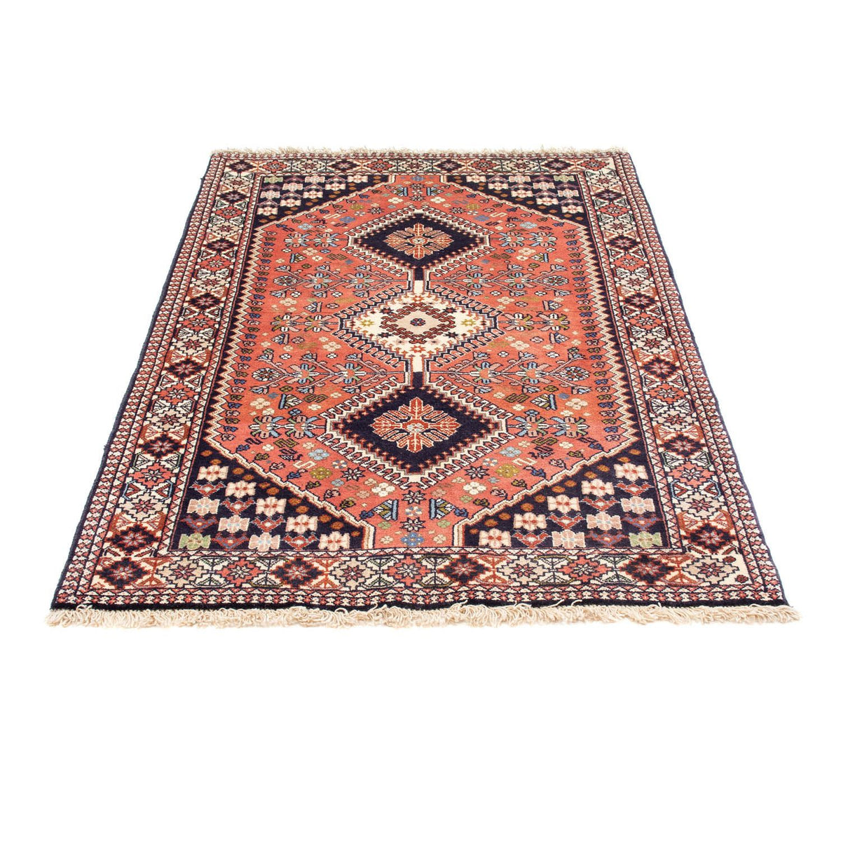 Tapis persan - Nomadic - 150 x 100 cm - bleu foncé