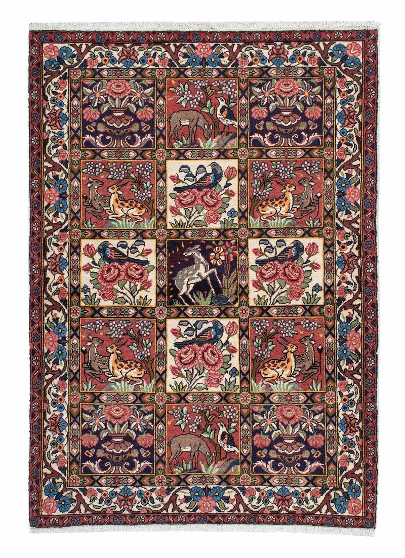 Tapis persan - Nomadic - 153 x 105 cm - rouge clair