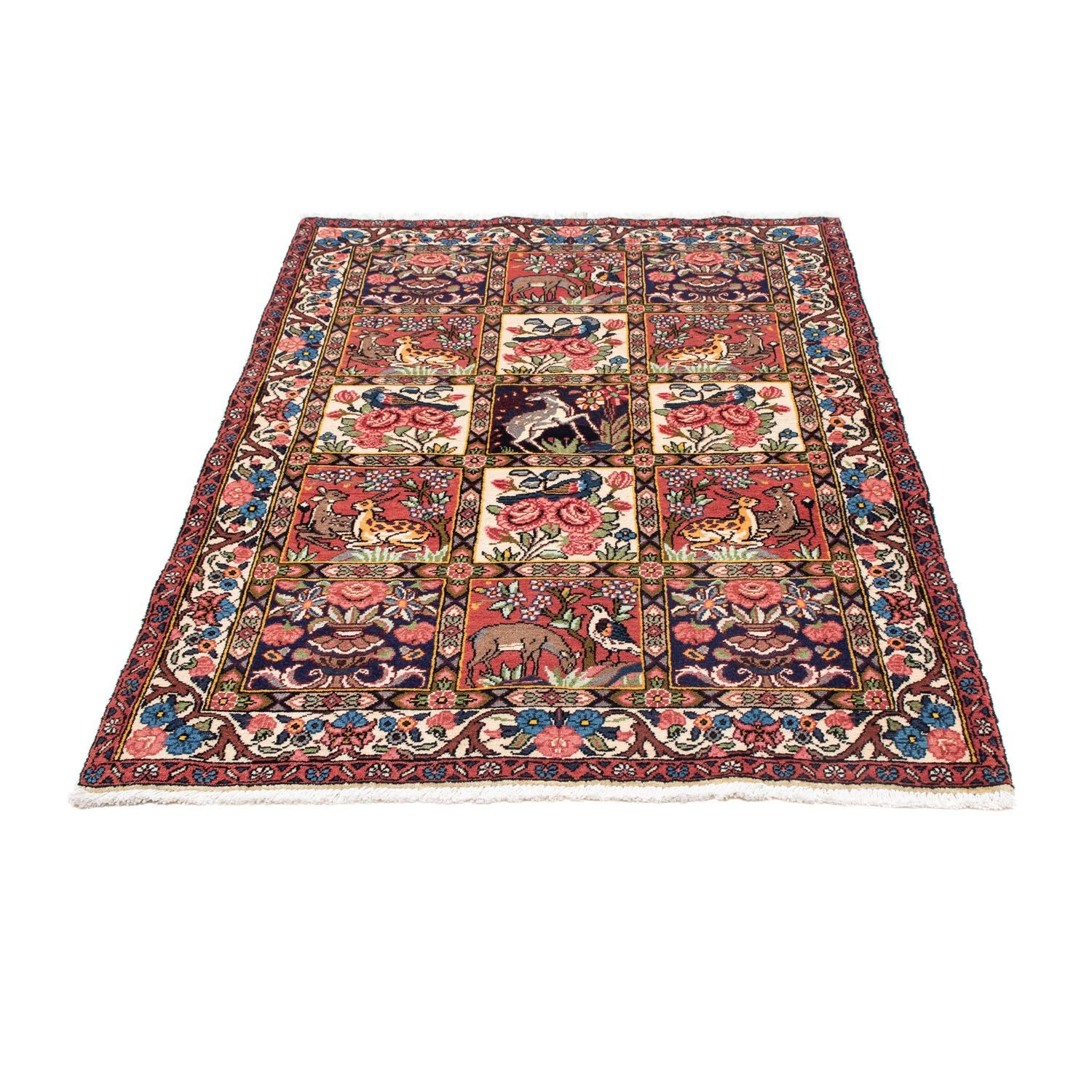 Tapis persan - Nomadic - 153 x 105 cm - rouge clair