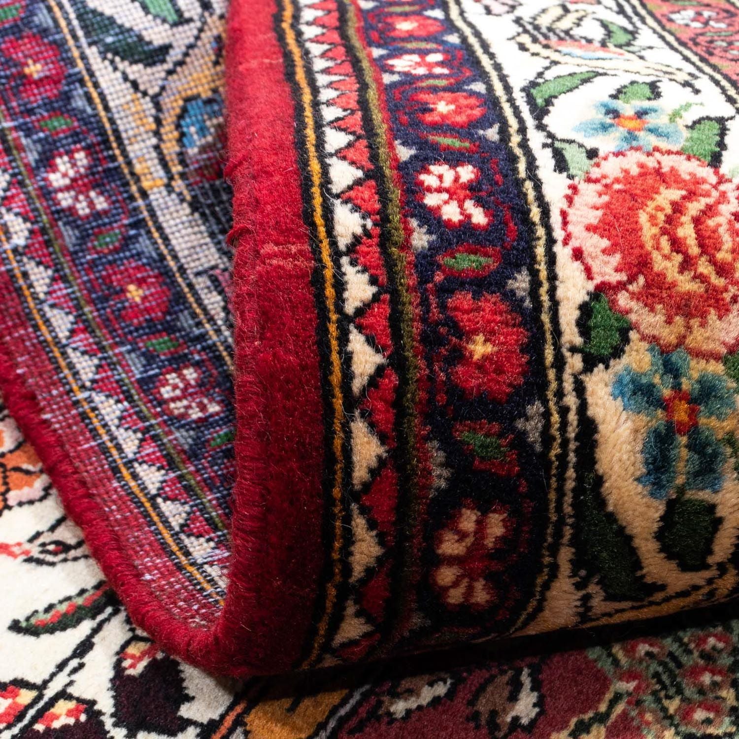 Tapis persan - Nomadic - 172 x 110 cm - rouge foncé