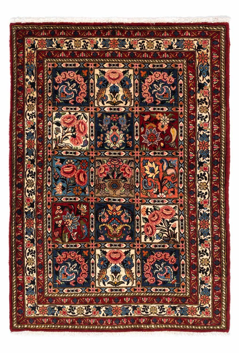 Tapis persan - Nomadic - 158 x 106 cm - marron