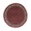 Tapis persan - Bidjar ronde  - 160 x 160 cm - rouge foncé