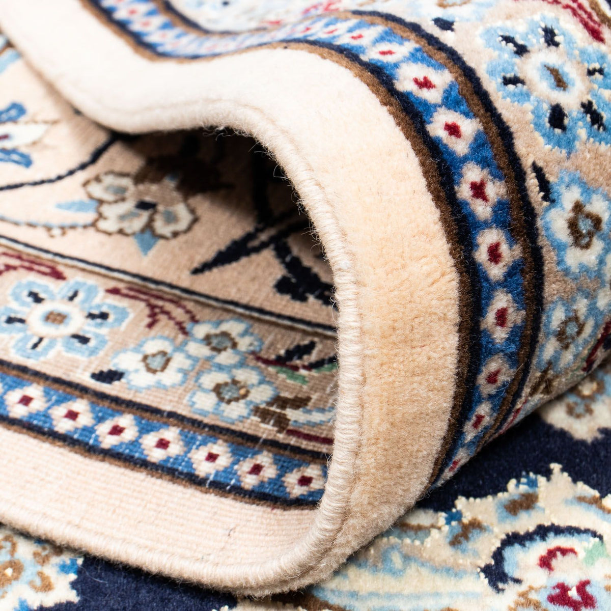 Tapis persan - Nain - Royal - 290 x 200 cm - noir