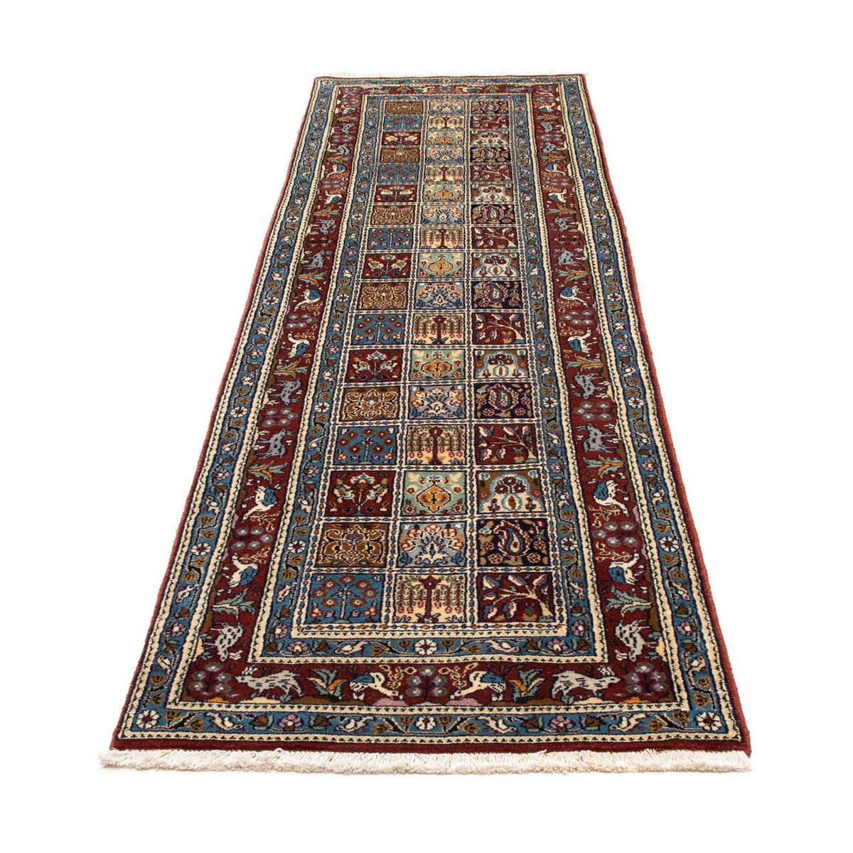 Tapis de couloir Tapis persan - Classique - 277 x 76 cm - rouille