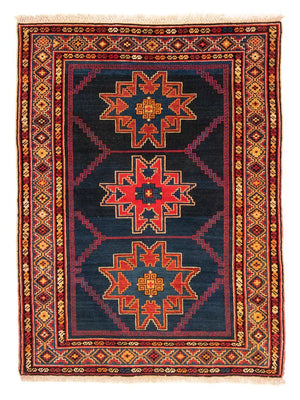 Tapis persan - Nomadic - 173 x 128 cm - bleu foncé
