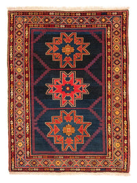 Tapis persan - Nomadic - 173 x 128 cm - bleu foncé