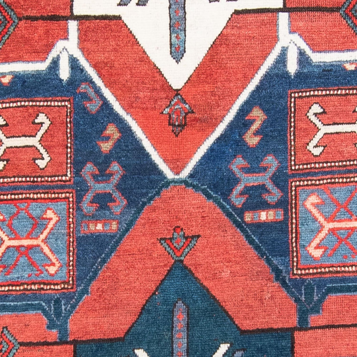 Tapis de couloir Tapis persan - Nomadic - 380 x 170 cm - bleu foncé