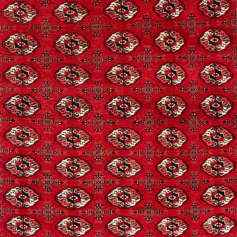 Tapis Turkaman - 368 x 248 cm - rouge foncé