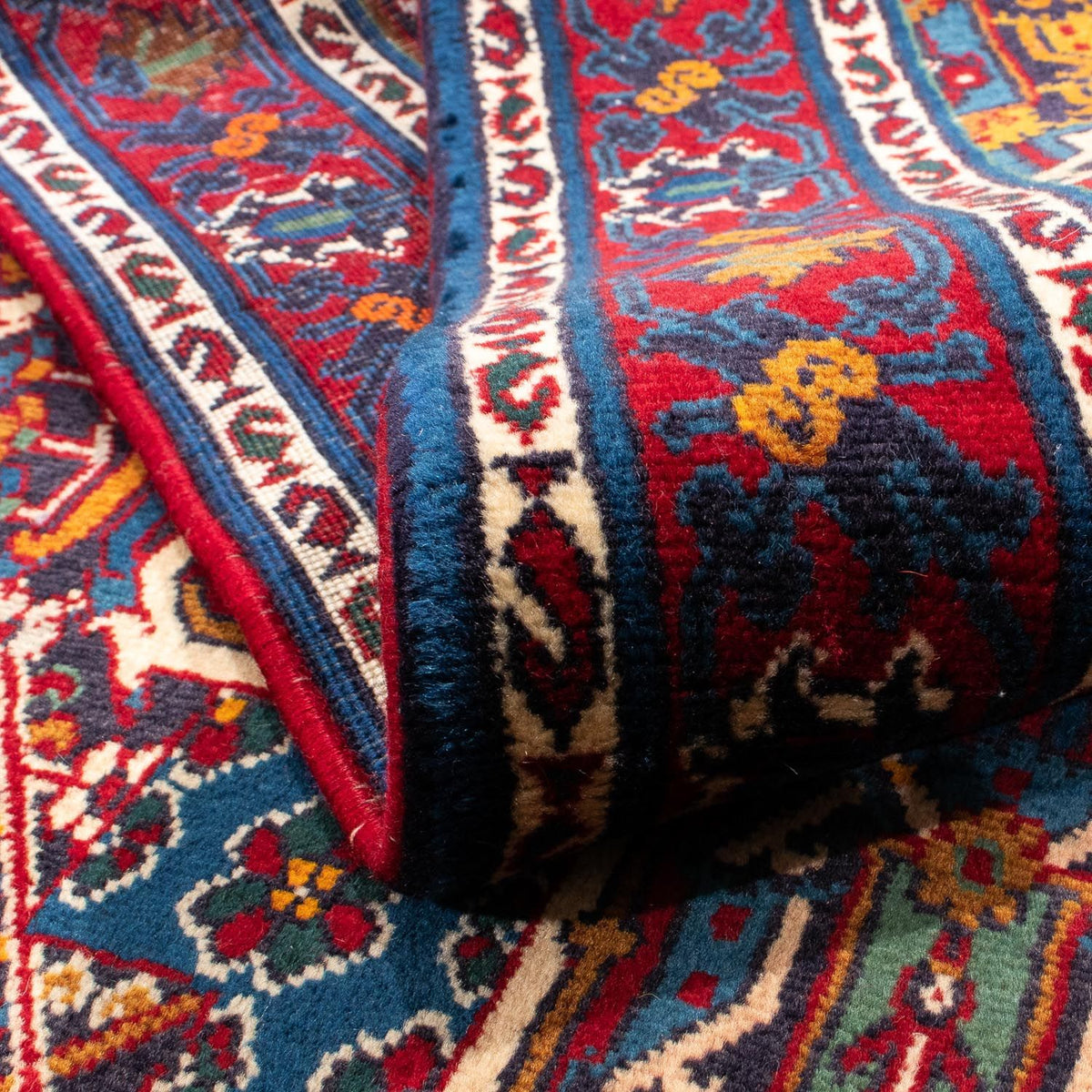 Tapis de couloir Tapis persan - Nomadic - 310 x 118 cm - multicolore