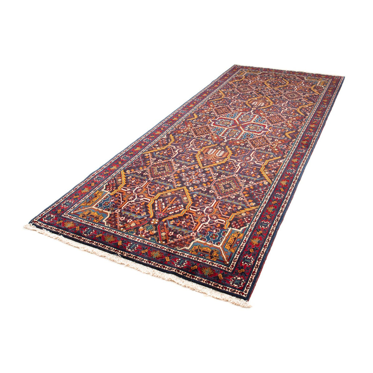 Tapis de couloir Tapis persan - Nomadic - 310 x 118 cm - multicolore