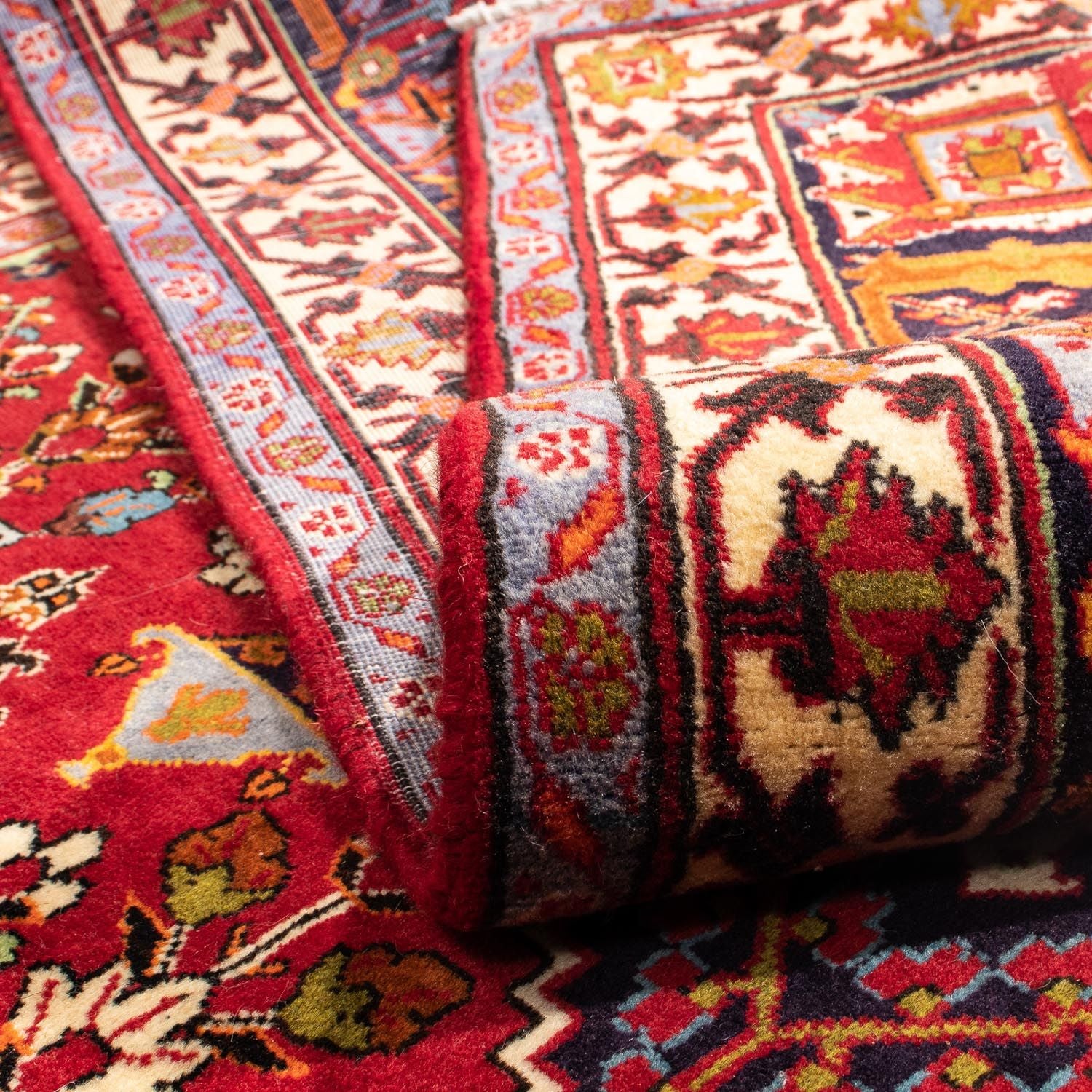 Tapis persan - Nomadic - 323 x 203 cm - rouge foncé