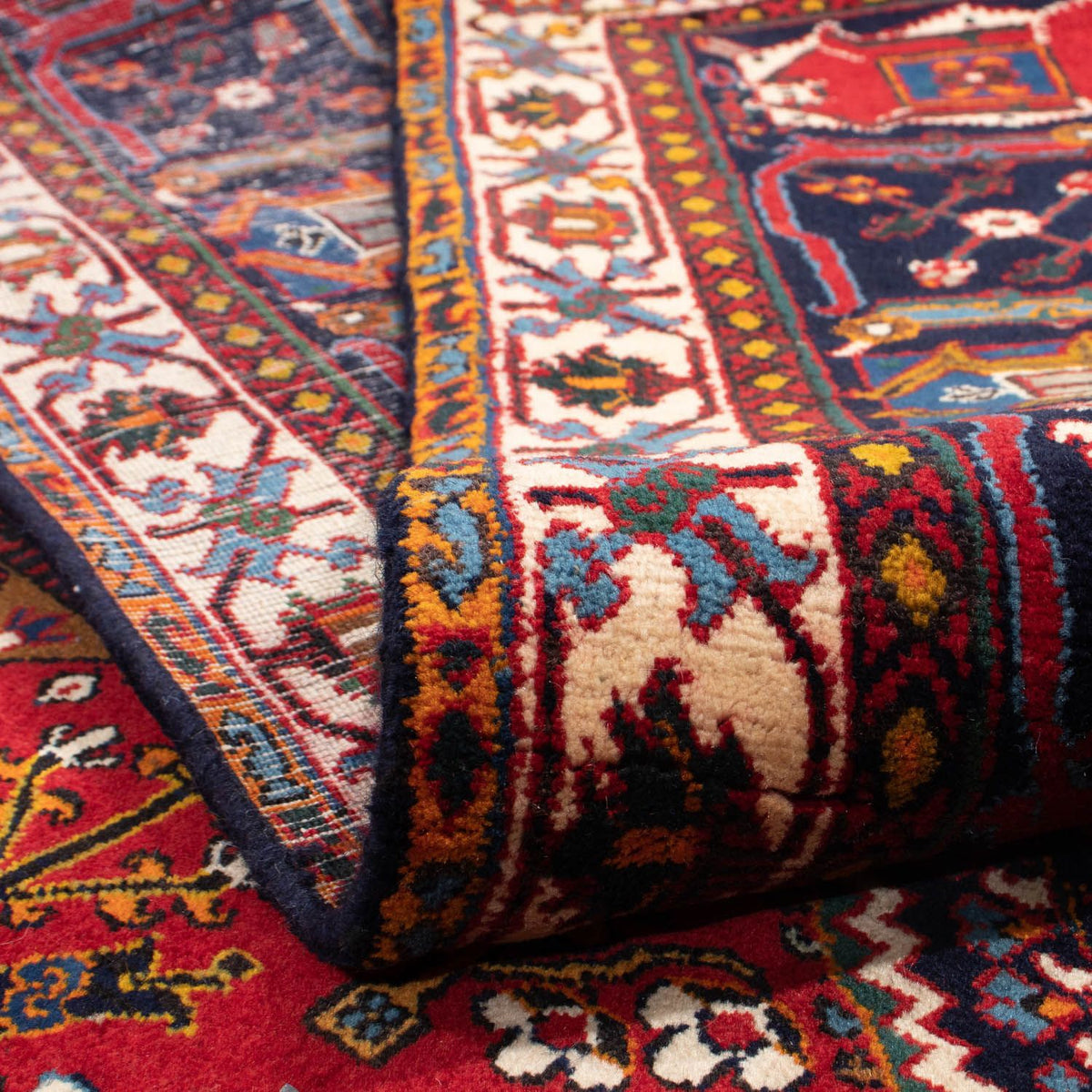 Tapis persan - Nomadic - 324 x 235 cm - rouge foncé