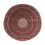 Tapis persan - Bidjar ronde  - 247 x 247 cm - rouge foncé