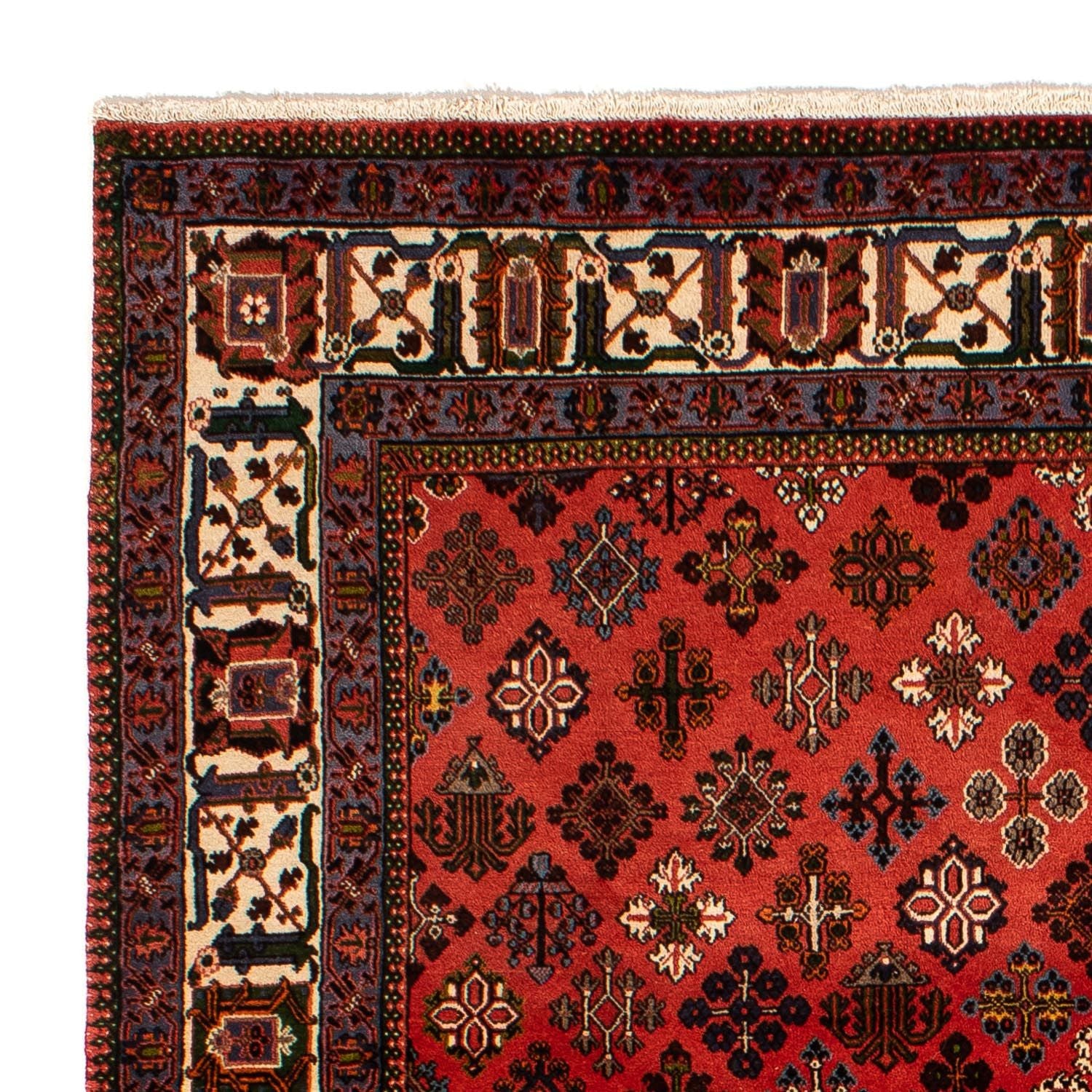 Tapis persan - Nomadic - 302 x 210 cm - rouge foncé