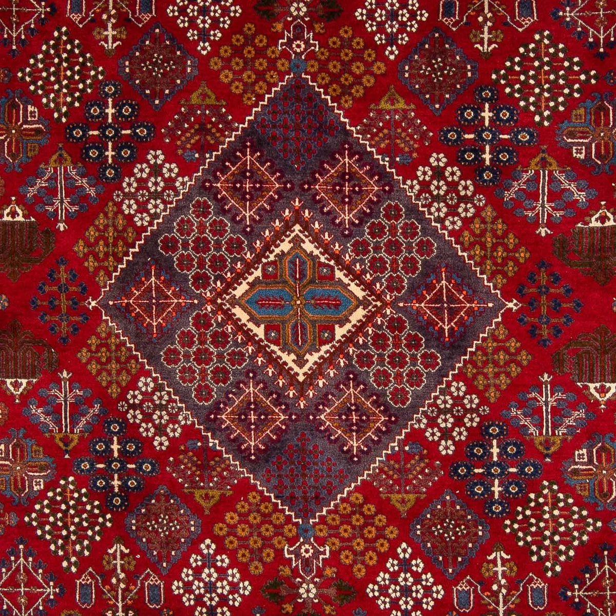Tapis persan - Nomadic - 370 x 260 cm - rouge foncé