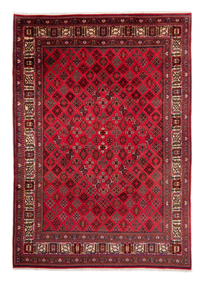 Tapis persan - Nomadic - 330 x 240 cm - rouge foncé