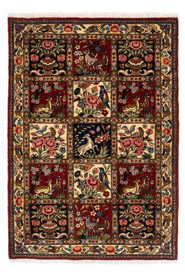 Tapis persan - Nomadic - 148 x 103 cm - rouge foncé