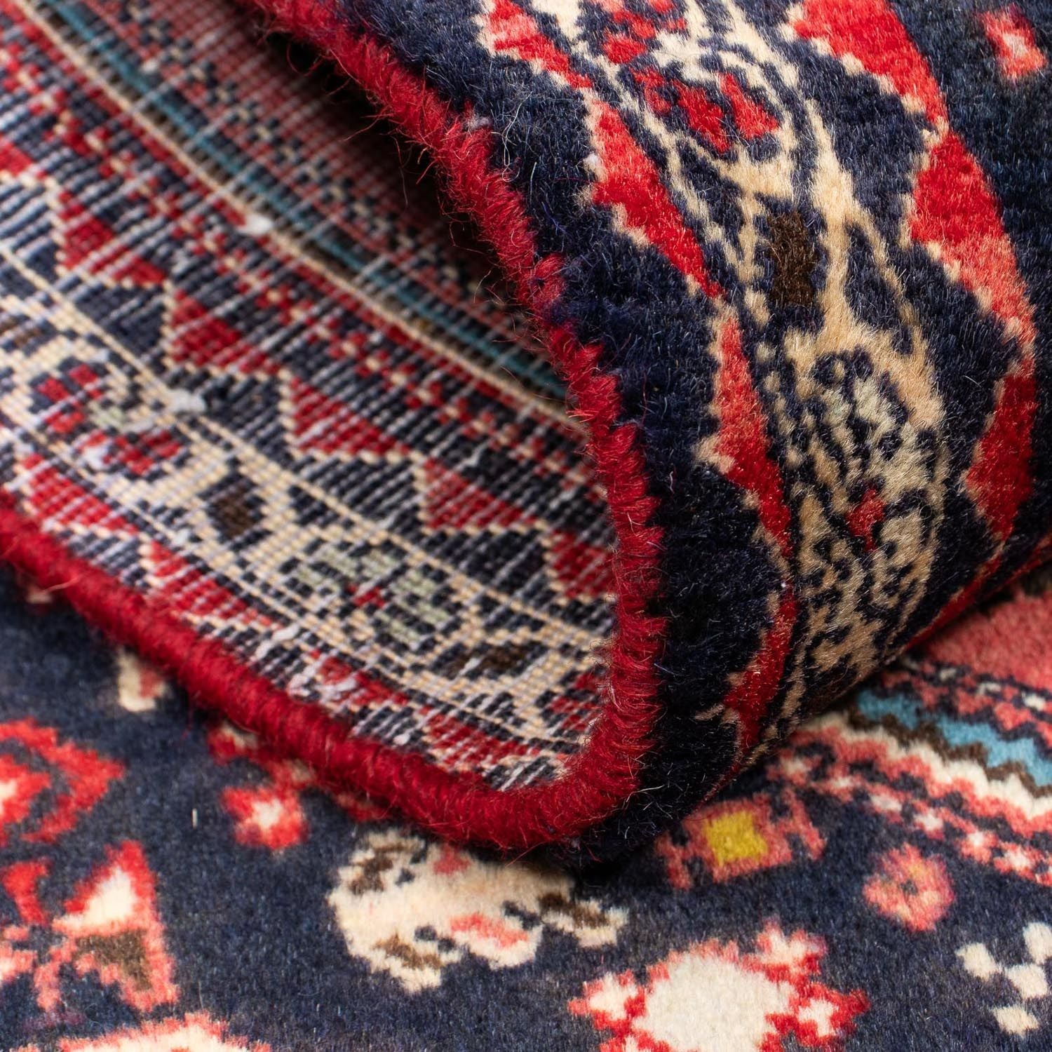 Tapis persan - Nomadic - 120 x 72 cm - rouge clair