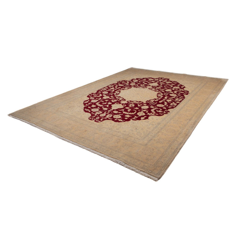 Tapis persan - Nain - 353 x 250 cm - marron clair