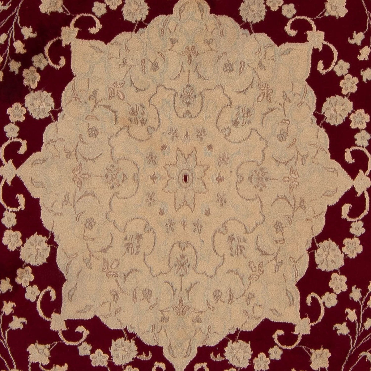 Tapis persan - Nain - 337 x 243 cm - marron clair