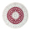Tapis persan - Nain ronde  - 293 x 293 cm - rouge foncé