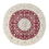 Tapis persan - Nain ronde  - 300 x 300 cm - rouge foncé