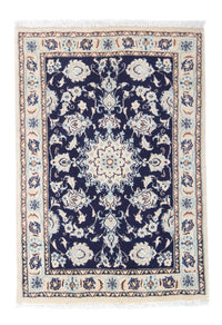 Tapis persan - Nain - Royal - 85 x 55 cm - bleu foncé