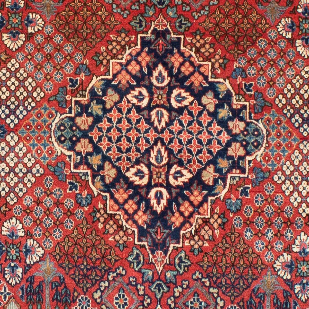 Tapis persan - Keshan - 206 x 132 cm - marron