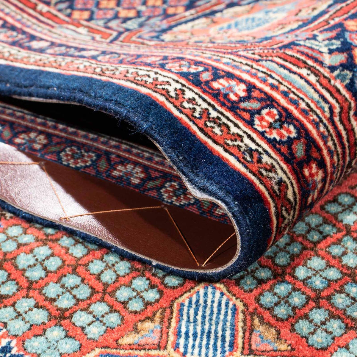 Tapis persan - Keshan - 206 x 132 cm - marron