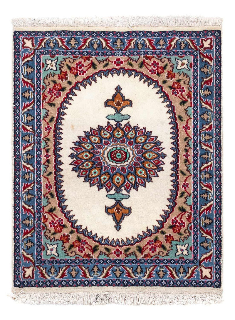 Tapis persan - Nain - 83 x 64 cm - beige