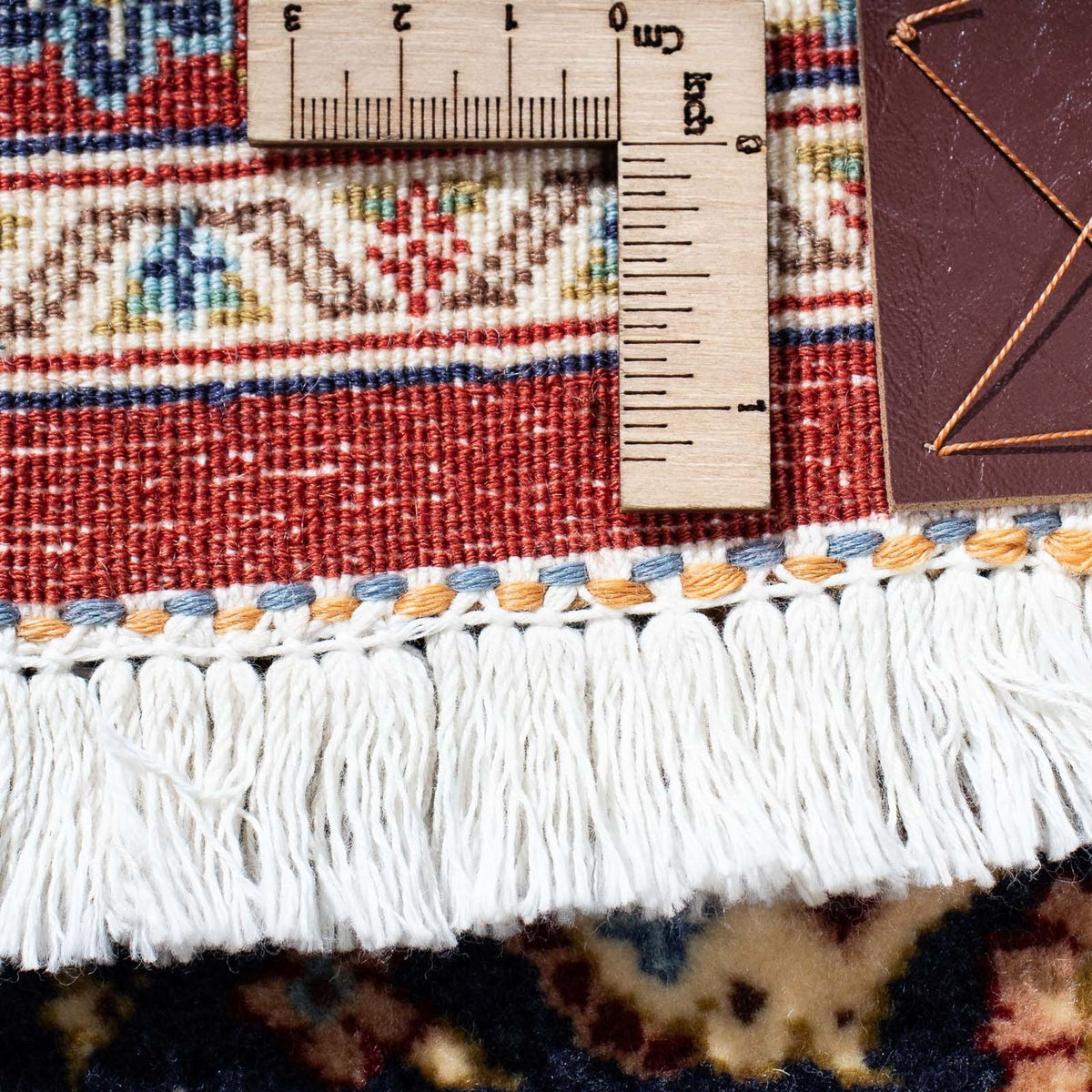 Tapis de couloir Tapis persan - Ghom - 200 x 51 cm - multicolore