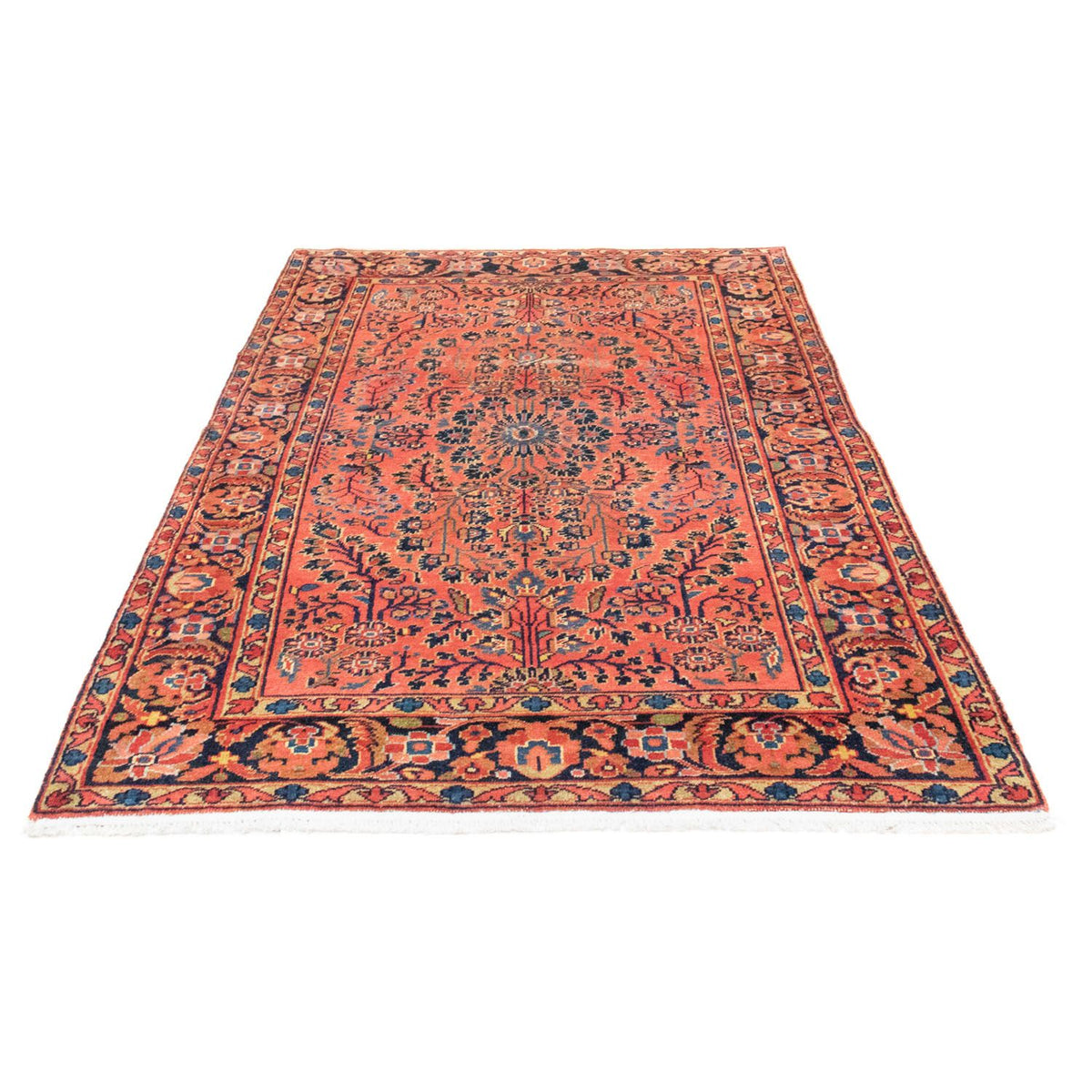Tapis persan - Classique - 202 x 124 cm - rouge clair